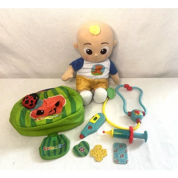 Cocomelon Bundle JJ Toy with Musical Doctor Check Up Set - Picture 1 of 4